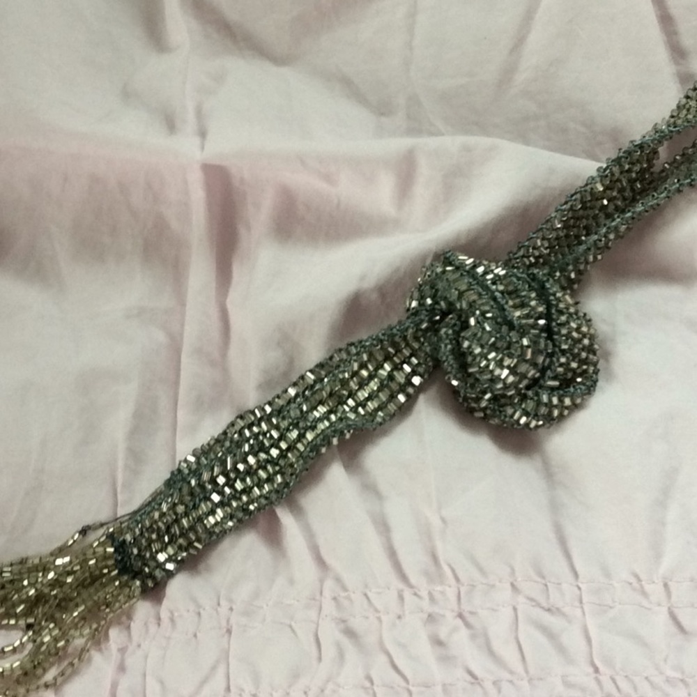 Sequined bolero style necklace/ belt